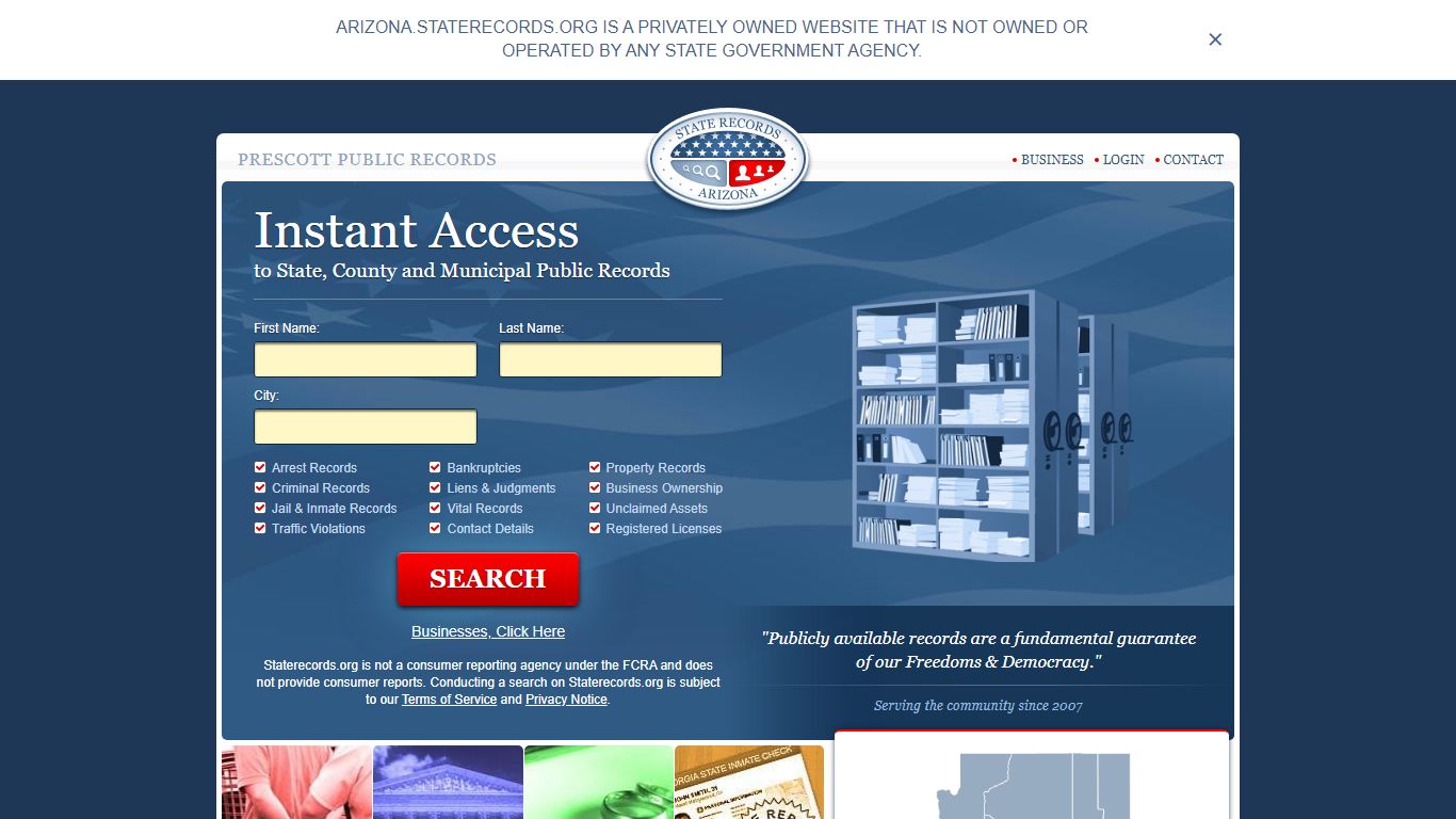Prescott Arrest and Public Records | Arizona.StateRecords.org